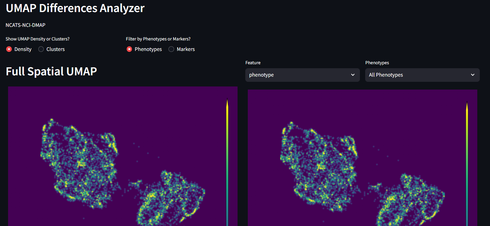 'UMAP Differences Page'