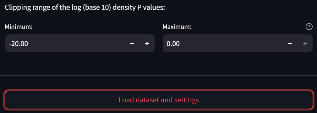 Load dataset and settings