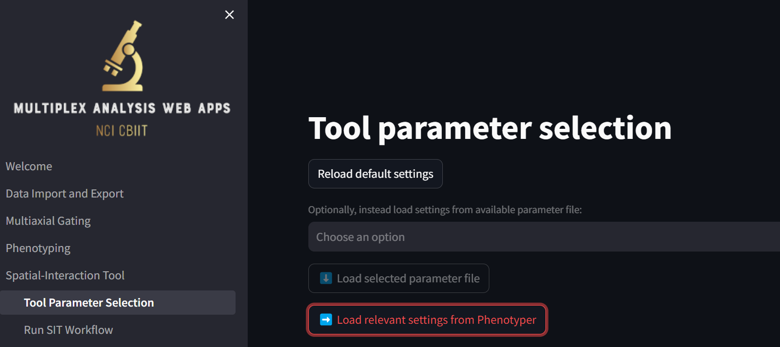 Load relevant settings from Phenotyper